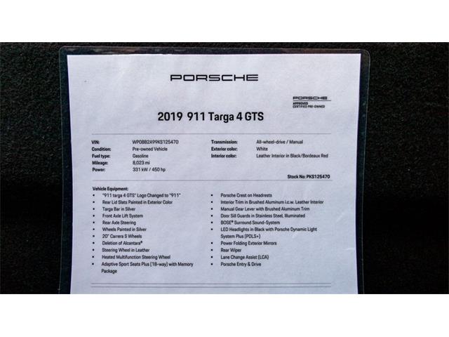 2019 Porsche 911 (CC-2066724) for sale in Costa Mesa, California