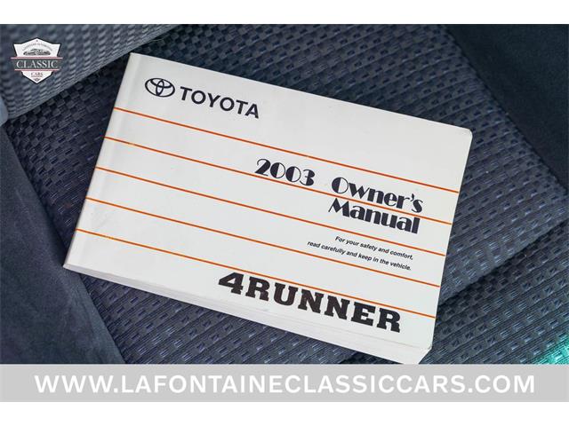 2003 Toyota 4Runner (CC-2066726) for sale in Milford, Michigan