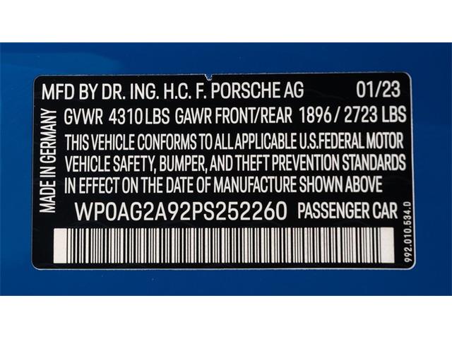 2023 Porsche 911 (CC-2066766) for sale in Costa Mesa, California