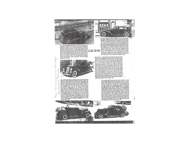 1939 Lincoln K-Series (CC-2066866) for sale in Biloxi, Mississippi