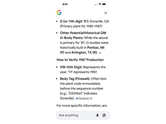1987 Chevrolet El Camino (CC-2066907) for sale in Murrieta, California