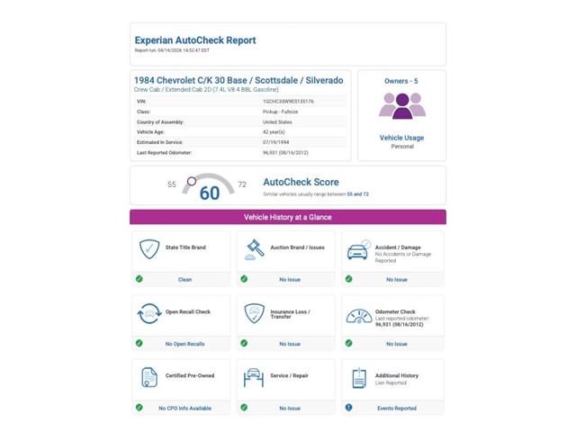 1984 Chevrolet C30 (CC-2066978) for sale in Denver , Colorado