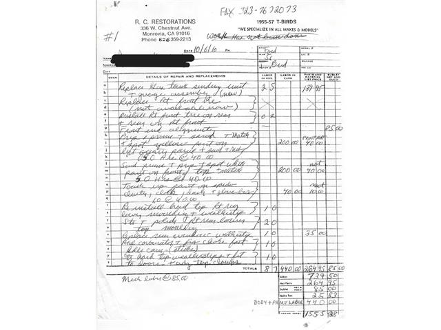 1956 Ford Thunderbird (CC-2067008) for sale in Beverly Hills, California