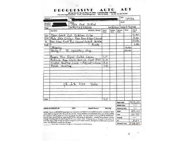 1956 Ford Thunderbird (CC-2067008) for sale in Beverly Hills, California
