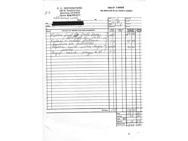 1956 Ford Thunderbird (CC-2067008) for sale in Beverly Hills, California