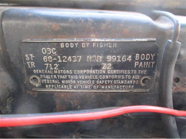 1968 Chevrolet Camaro (CC-2067104) for sale in Cadillac, Michigan