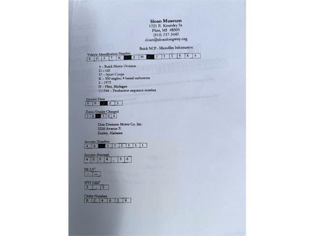 1972 Buick Gran Sport (CC-2067154) for sale in Hingham, Massachusetts