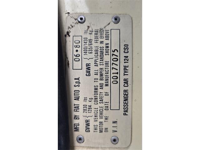 1981 Fiat 124 (CC-2067190) for sale in Reno, Nevada