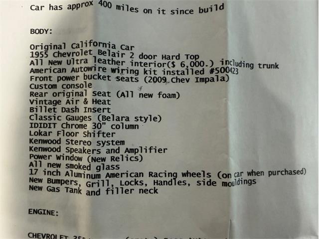 1955 Chevrolet Bel Air (CC-2067213) for sale in Greene, Iowa