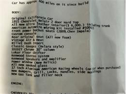 1955 Chevrolet Bel Air (CC-2067213) for sale in Greene, Iowa