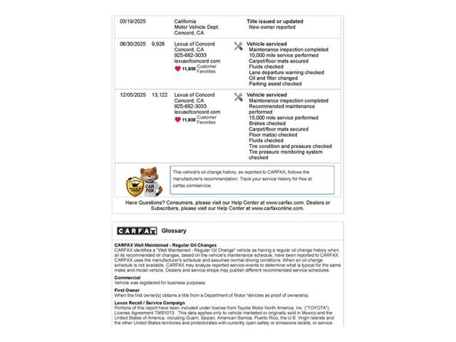 2024 Lexus ES300 (CC-2067278) for sale in Concord, California