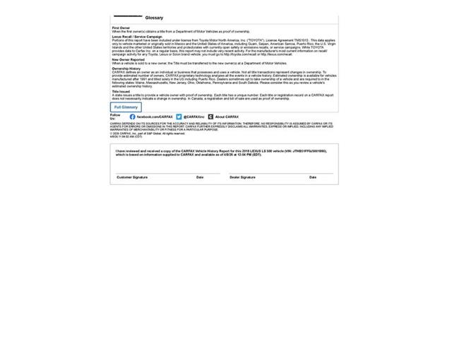 2018 Lexus LS500 (CC-2067279) for sale in Concord, California