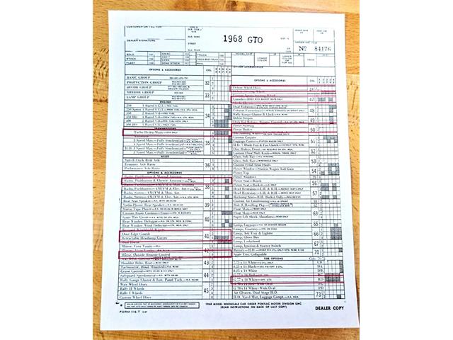 1968 Pontiac GTO (CC-2067426) for sale in Homer City, Pennsylvania