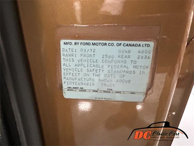 1972 Ford F100 (CC-2067510) for sale in Mooresville, North Carolina