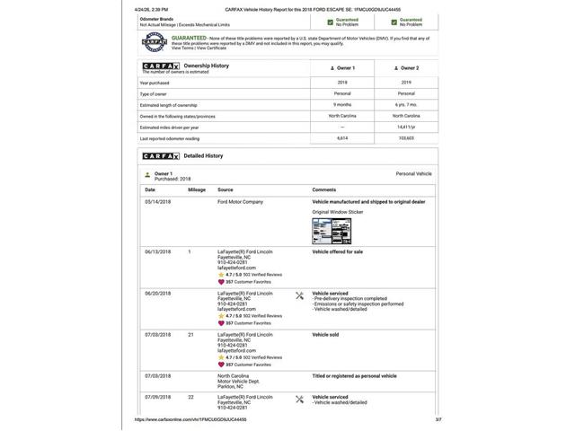 2018 Ford Escape (CC-2067759) for sale in Ramsey, Minnesota