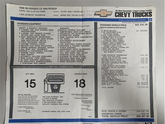 1999 Chevrolet Silverado 1500 (CC-2067773) for sale in Lakeland, Florida