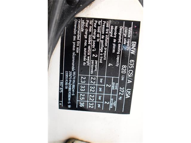 1985 BMW 635csi (CC-2067978) for sale in Wayne, Michigan