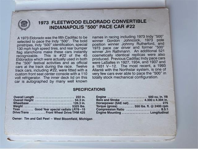 1973 Cadillac Eldorado (CC-2068117) for sale in Orlando, Florida