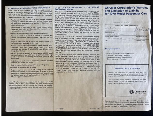 1970 Dodge Super Bee (CC-2068127) for sale in Vaudreuil-Dorion, Quebec