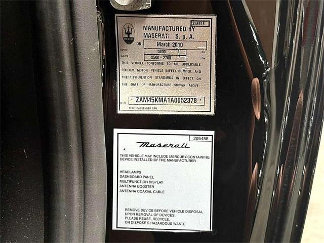 2010 Maserati GranTurismo (CC-2068266) for sale in Palm Desert , California