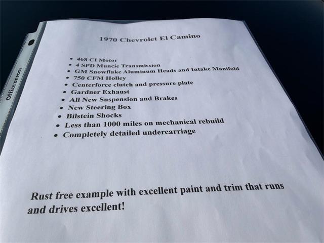 1970 Chevrolet El Camino (CC-2068310) for sale in Effingham, Illinois