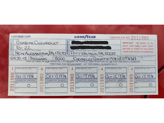 1974 Chevrolet Corvette (CC-2068331) for sale in Punta Gorda, Florida