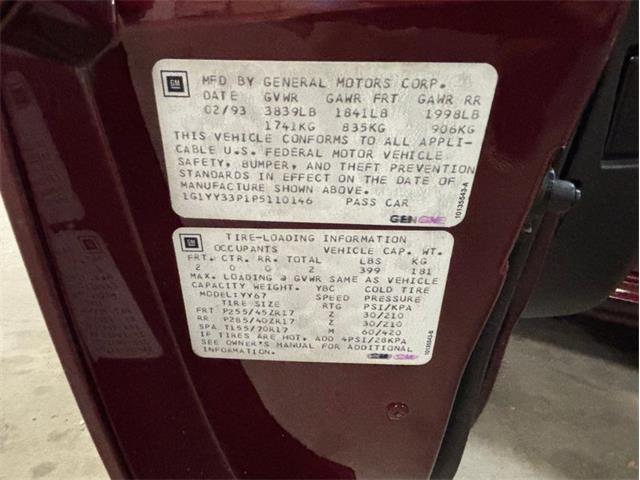 1993 Chevrolet Corvette (CC-2068389) for sale in Kentwood, Michigan