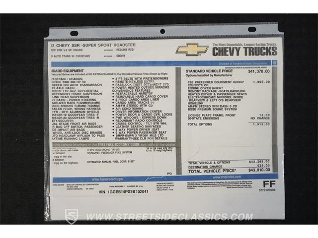 2003 Chevrolet SSR (CC-2068399) for sale in Mesa, Arizona