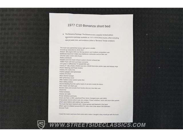 1977 Chevrolet C10 (CC-2068403) for sale in Mesa, Arizona
