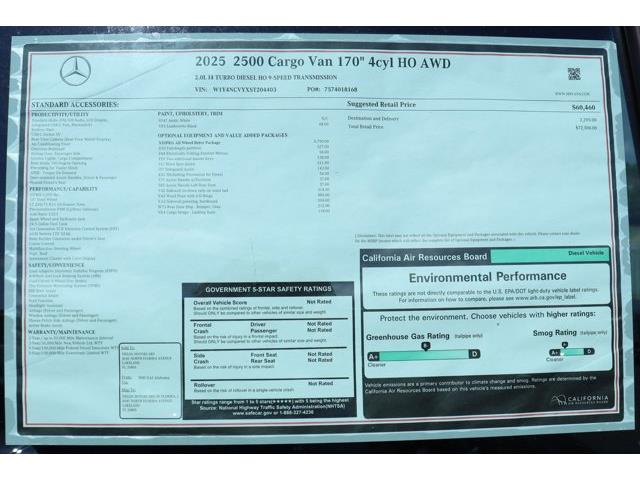 2025 Mercedes-Benz Sprinter (CC-2068408) for sale in Christiansburg, Virginia
