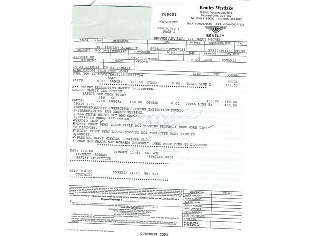 1998 Bentley Continental (CC-2068412) for sale in Beverly Hills, California