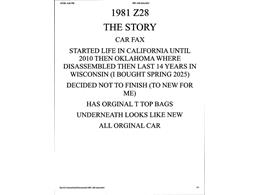 1981 Chevrolet Camaro (CC-2068424) for sale in Mankato, Minnesota