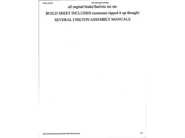 1981 Chevrolet Camaro (CC-2068424) for sale in Mankato, Minnesota