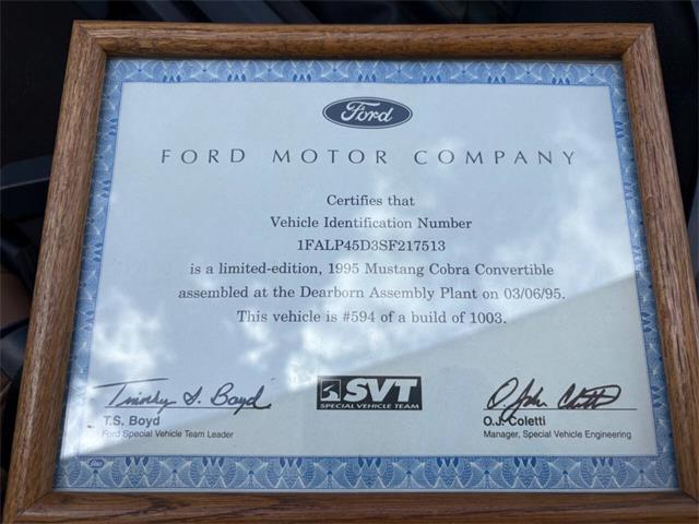 1995 Ford Mustang SVT Cobra (CC-2068426) for sale in Bradenton, Florida
