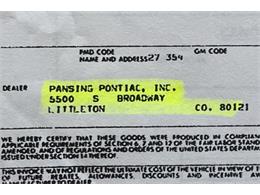 1977 Pontiac Firebird Trans Am (CC-2068555) for sale in Lincoln, Nebraska