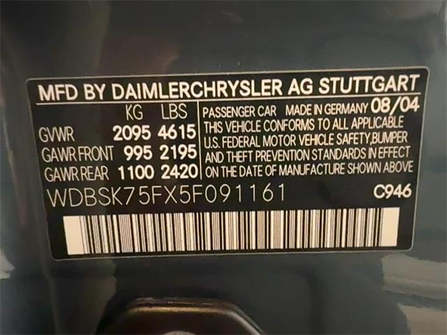 2005 Mercedes-Benz SL-Class (CC-2068556) for sale in Reading, Pennsylvania