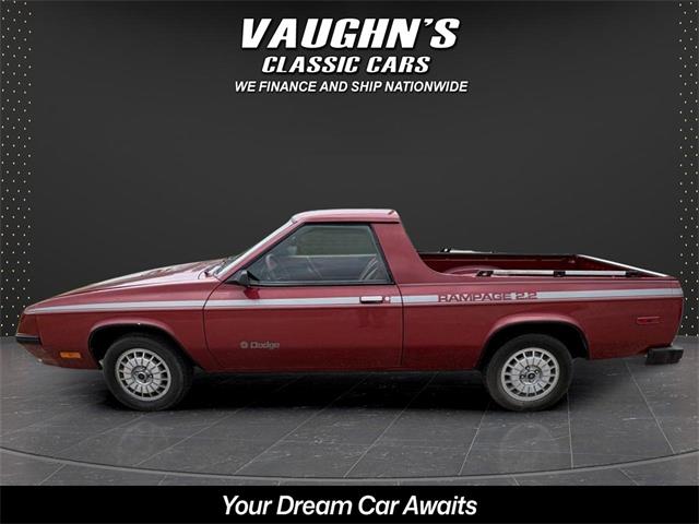1984 Dodge Rampage (CC-2068559) for sale in Nashville, Illinois