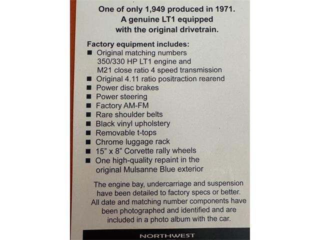 1971 Chevrolet Corvette (CC-2068568) for sale in Los Angeles, California