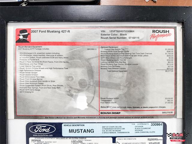 2007 Ford Mustang (CC-2068578) for sale in Glen Ellyn, Illinois