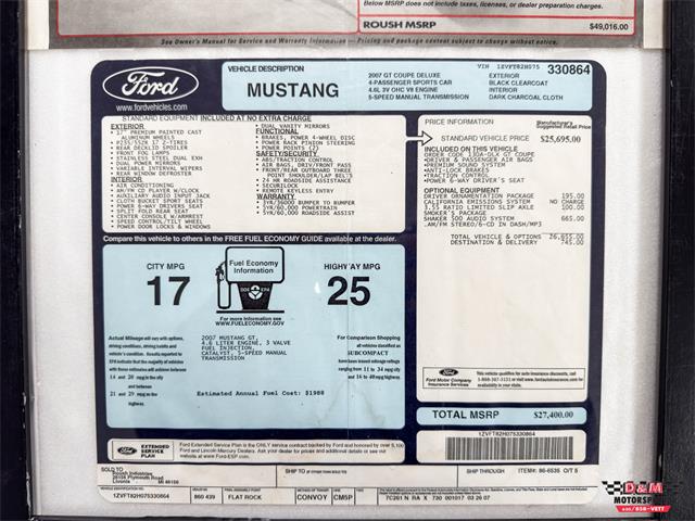 2007 Ford Mustang (CC-2068578) for sale in Glen Ellyn, Illinois