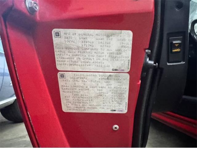 1992 Chevrolet Corvette (CC-2068827) for sale in Cadillac, Michigan