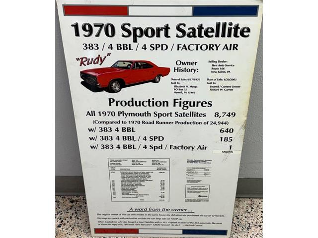 1970 Plymouth Satellite (CC-2068870) for sale in Clearwater, Florida