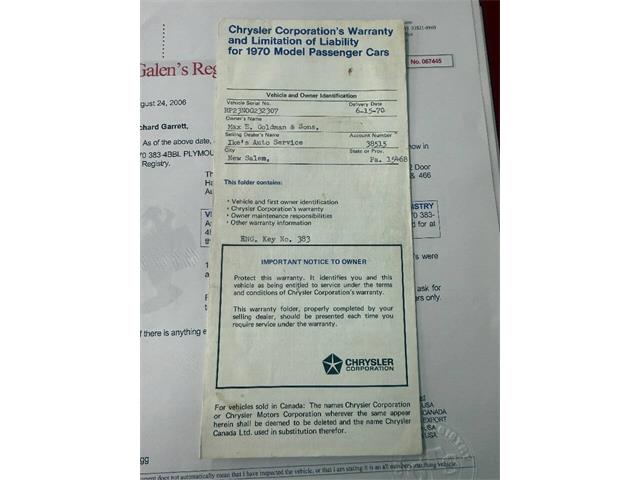 1970 Plymouth Satellite (CC-2068870) for sale in Clearwater, Florida