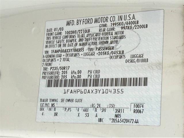2003 Ford Thunderbird (CC-2068956) for sale in Sanborn, Iowa