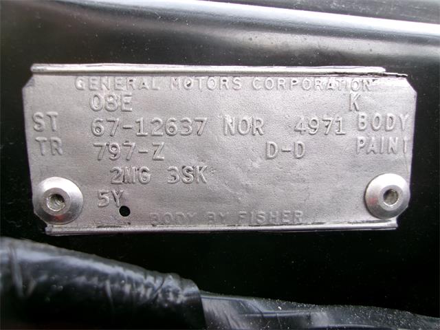 1967 Chevrolet Camaro (CC-2069003) for sale in Palmer, Massachusetts