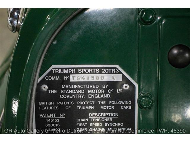 1959 Triumph TR3A (CC-2069032) for sale in Kentwood, Michigan