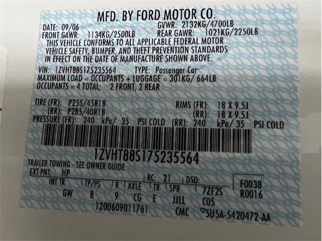 2007 Ford Mustang (CC-2069040) for sale in Morgantown, Pennsylvania