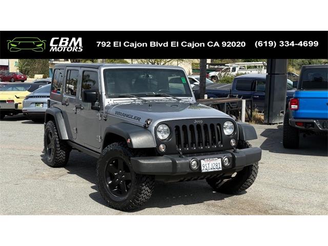 2017 Jeep Wrangler (CC-2069259) for sale in El Cajon, California