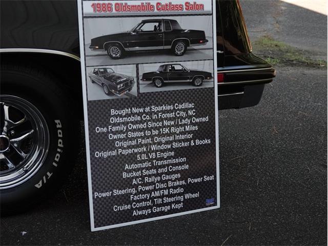 1986 Oldsmobile Cutlass (CC-2069337) for sale in Zebulon, North Carolina