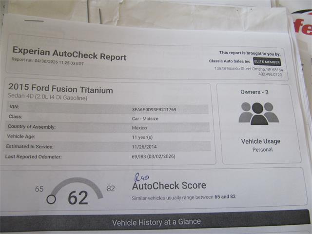 2015 Ford Fusion (CC-2069418) for sale in Omaha, Nebraska